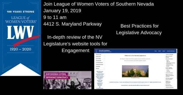 LWVSN Jan 2019 Meeting